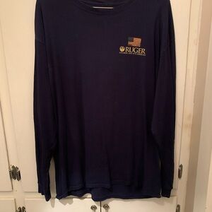 Ruger Navy Blue Long Sleeve Shirt